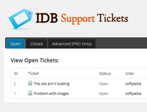 IDB Support Tickets