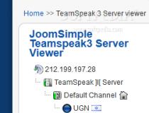 JoomSimple Teamspeak 3 Server Viewer