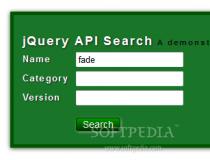 jQuery API Search