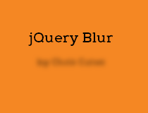 jQuery Blur