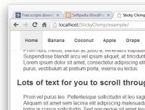 jQuery StickyChimp