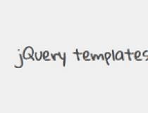 jQuery templates