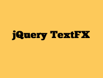 jQuery TextFX