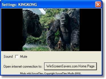 King Kong Screensaver