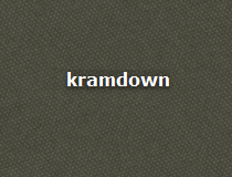 kramdown