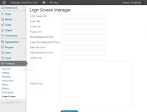 Login Screen Manager