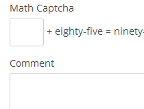 Math Captcha