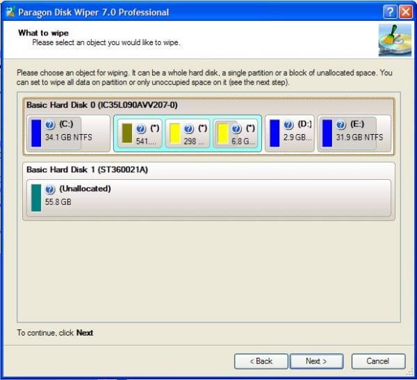 Paragon Disk Wiper