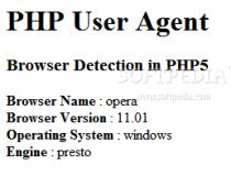 PHP User Agent