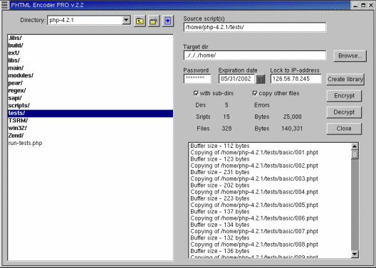 PHTML Encoder