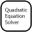 Quadratic Equation Solver for Windows 8