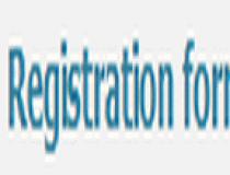 Registration form