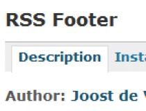 RSS Footer