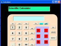 Scientific Calculator VB