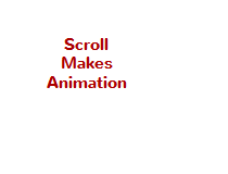 Scroll Makes Animation