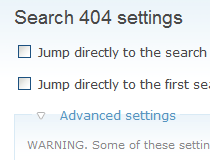 Search 404