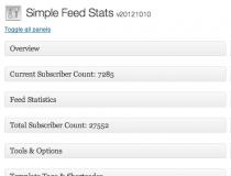 Simple Feed Stats