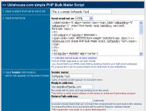 Simple PHP Mass/Bulk Emailer Script