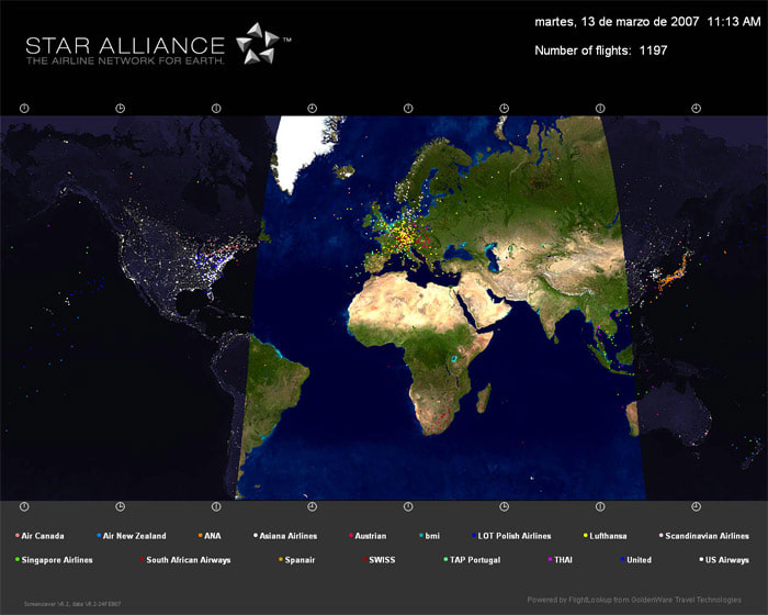 Star Alliance Screen Saver