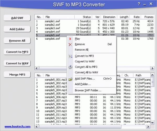 SWF to MP3 Converter