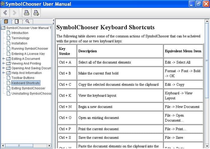 SymbolChooser