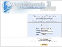 TeamSpeak 3 Webinterface