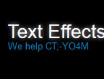 Text Effects