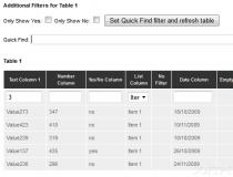 The PicNet Table Filter