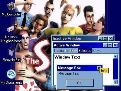 The Sims PC Game - 2 Themes