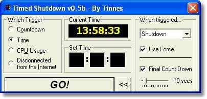 Timed Shutdown