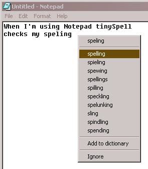 tinySpell