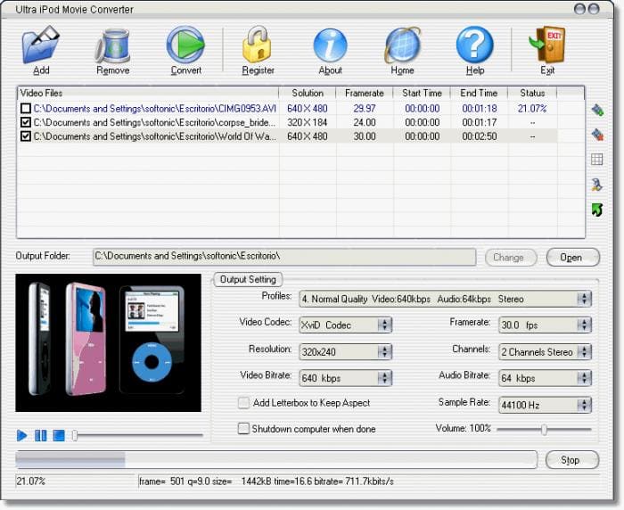 Ultra iPod Movie Converter