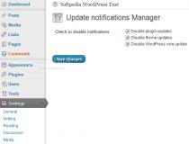 Update Notifications Manager