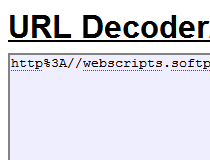URL Decoder/Encoder