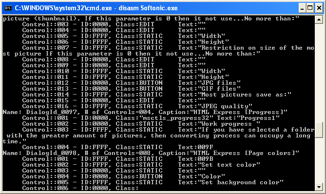 Win32Program Disassembler