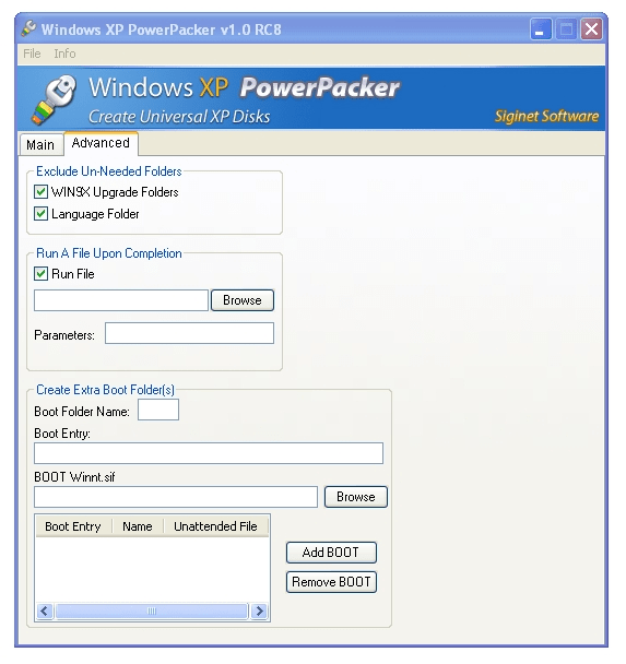 Windows XP PowerPacker