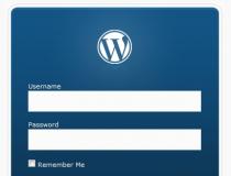 WordPress 2.3 Login