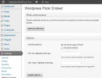 WordPress Flickr Embed
