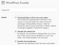 WordPress Tweaks