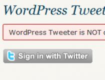 WordPress Tweeter