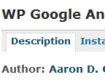 WP Google Analytics