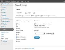 WP Users Exporter