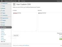 Your Custom CSS