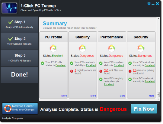 1-Click PC Tuneup