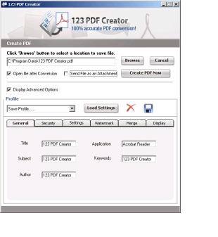 123 PDF Creator