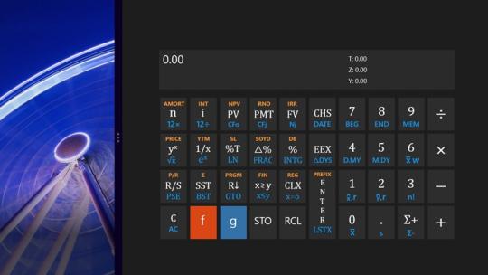 12C Financial Calculator for Windows 8