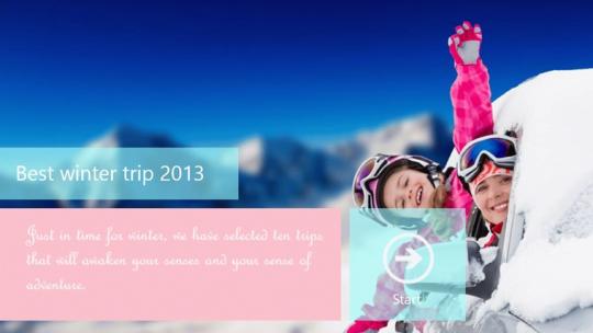 2013 World's Best Winter Trips For Tourist Guide for Windows 8