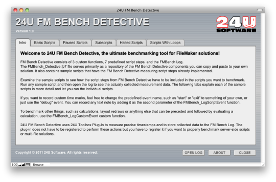 24U FM Bench Detective