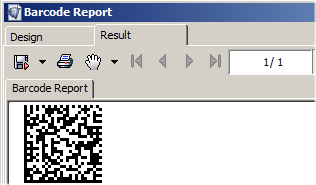 2D Data Matrix for i-net Clear Reports
