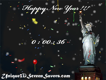 3D Countdown to the New Year